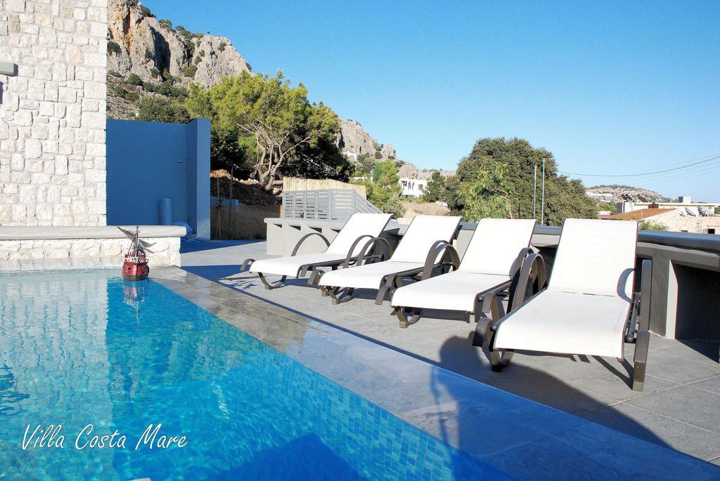Villa Costamare - Enjoy Lazy Days On The Private Pool-Jacuzzi Pefki  객실 사진